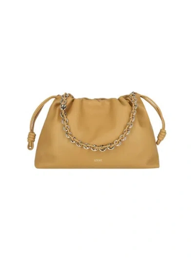 Loewe Women "flamenco Purse" Large Crossbody Bag In Brown
