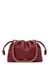 Loewe Medium Flamenco Purse Knotted Straps In Dkburgundy