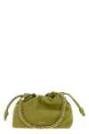 Loewe Flamenco Purse Medium A411fcrx75 Lightmoss In Green