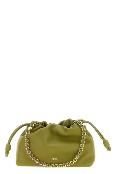 Loewe Women 'flamenco Purse' Medium Shoulder Bag In Green