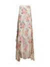 Loewe Women Floral Long Dress In Multi
