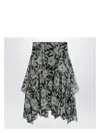 Loewe Silk Skirt In Multicolor