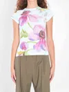 Loewe Small Fit T-shirt In Cotton And Viscose In Multi