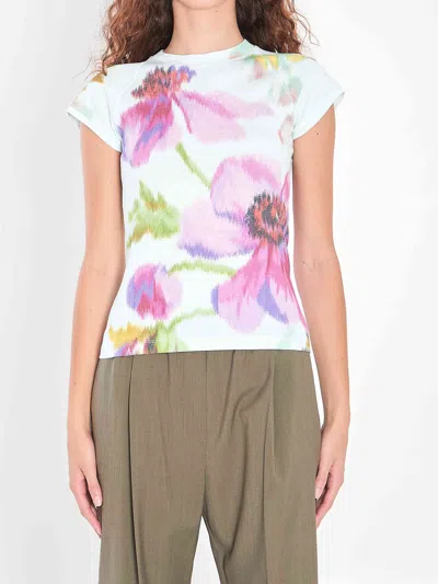 Loewe Women Floral Print T-shirt