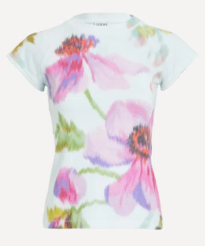 Loewe Women's Floral Print T-shirt
