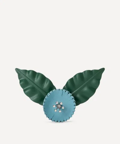 Loewe Women's Flower Pistil Pin In Blue