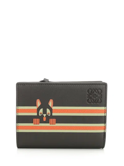 Loewe Women Futurist Cat Compact Wallet In Multi