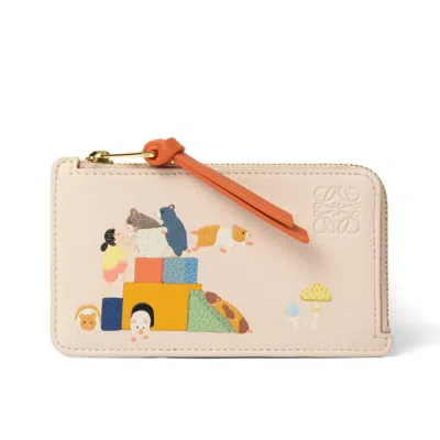 Loewe Women's Hamster Coin Cardholder In Talc