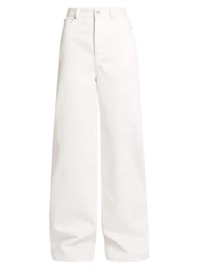 LOEWE WOMEN'S HIGH-RISE WIDE-LEG JEANS