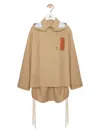 Loewe Parka Anagram Casual Jackets And Parka Beige In Green