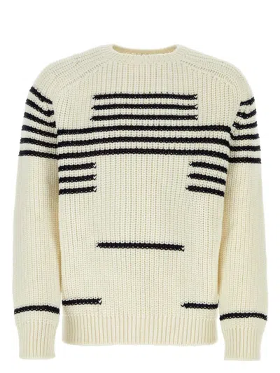 LOEWE WOMEN'S IVORY WOOL BLEND SWEATER