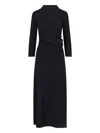 Loewe Women Knitted Dress "queenstown" In Black