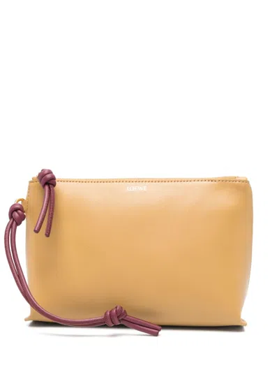 Loewe Women Knot Leather T-pouch