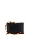 Loewe T-knot Leather Pouch In Multicolor