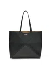 Loewe Women Large Horizontal Puzzle Fold Tote In Black