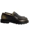 Loewe Women's Leather Blaze Brushed-effect Loafer (authentic Pre-loved) In Multi