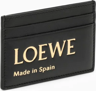 Loewe Women's Leather Card Holder In Black