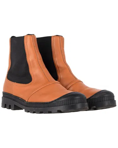 Pre-owned Loewe Women's Leather Chelsea Boot (authentic Pre-loved)