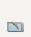 Loewe Women's Leather Coin Card Holder In Gray