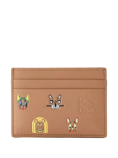Loewe Women Leather Credit Card Case In Multi