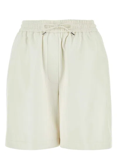 LOEWE WOMEN'S LEATHER SHORTS
