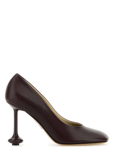 LOEWE WOMEN'S LEATHER TOY PUMPS