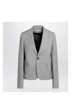 Loewe Giacca In Lana Grigia  Donna