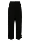 Loewe Belt Loop Work Casual Pants In Black