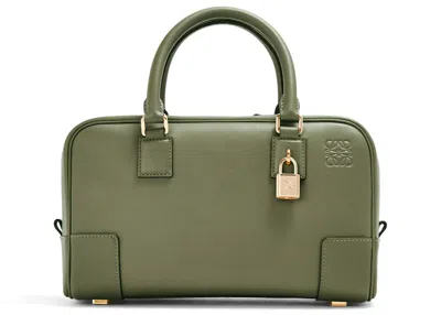 Pre-owned Loewe Women's  Amazona 23 Bag In Nappa Calfskin In Avocado Green