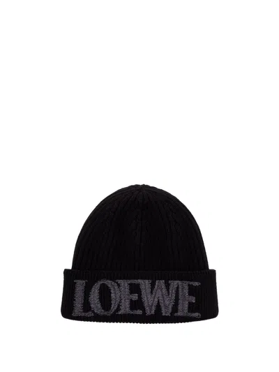 LOEWE LOEWE WOMEN `LOEWE` BEANIE IN WOOL