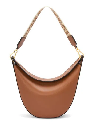 Pre-owned Loewe Women's  Luna Shoulder Bag In Pecan In Brown