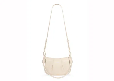 Pre-owned Loewe Women's  Paseo Satchel In Shiny Nappa Calfskin In Angora In Brown