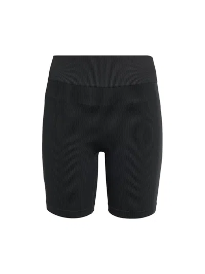 Loewe Women's  X On Active Ribbed Biker Shorts In Black