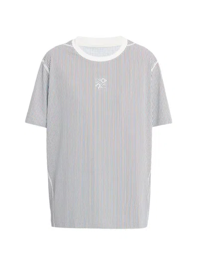 Loewe Women's  X On Active Striped Performance T-shirt In Multi