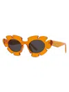 Loewe Women's  X Paula's Ibiza 47mm Flower Sunglasses In Orange