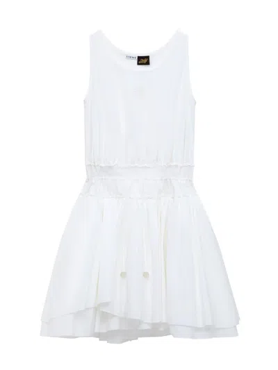 Loewe Women's  X Paula's Ibiza Cotton Fit & Flare Minidress In White