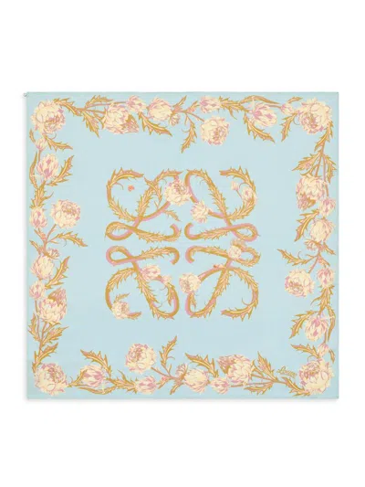 Loewe Women's  X Paula's Ibiza Double Face Anagram Cotton Scarf