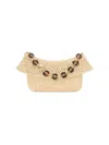 Loewe Medium Ola Bag In Raffia For Woman In Brown