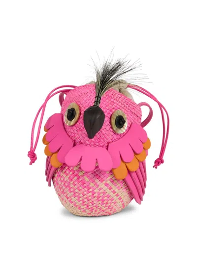 LOEWE WOMEN'S LOEWE X PAULA'S IBIZA WOVEN BIRD BAG