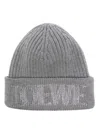 Loewe Women Logo Wool Beanie