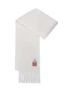 Loewe X Louis Wain Mohair And Wool Blend Scarf In White