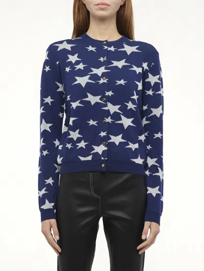 Loewe Women's Lurex Stars Cardigan
