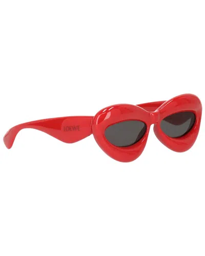 Loewe Women's Lw40097i 55mm Sunglasses In Red