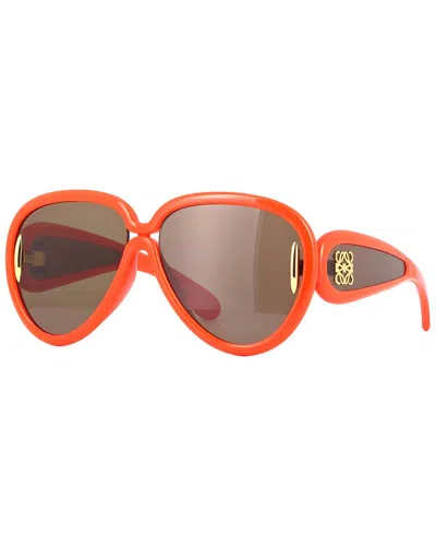 Loewe Women's Lw40132i 65mm Sunglasses In Orange