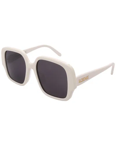 Loewe Women's Lw40134u 54mm Sunglasses In White