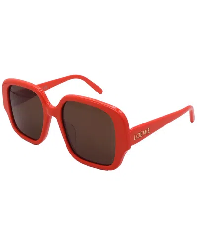 Loewe Women's Lw40134u 54mm Sunglasses In Burgundy