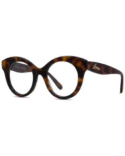 Loewe Round-frame Glasses In Brown