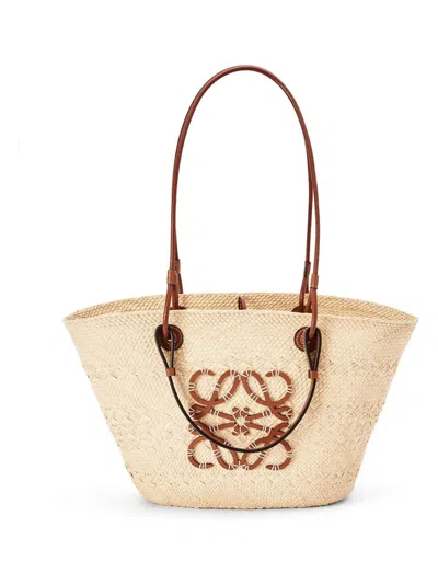 Loewe Women's Medium Anagram Basket Bag In Nattan