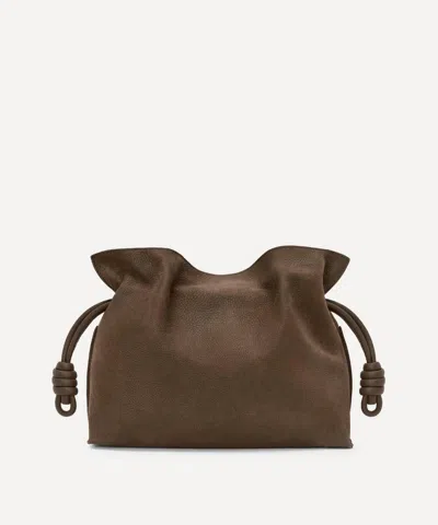 Loewe Women's Medium Flamenco Grained Nubuck Clutch Bag In Multi