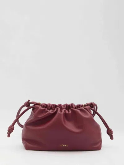 Loewe Women Medium Flamenco Purse Bag In Red